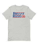 KRIS BRYANT &amp; ANTHONY RIZZO Chicago Cubs T-SHIRT Retro 2016 Champs Presi... - £14.41 GBP+