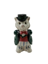 Fitz and Floyd Kittens of Knightsbridge Gentleman Caller Bud Vase 6.5 Inch  - $16.87