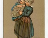 Moeke Dutch Mummy &amp; Child Postcard - $11.88
