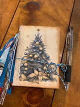 Mini Blue Christmas Junk Journal - $15.00