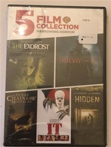 NEW 5 Film Collection: Harrowing Horror (DVD, 2016) Exorcist, It, Hidden, Friday - £5.53 GBP