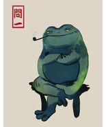 VINTAGE KAWAI Frog (4) - MATSUMOTO HOJI - KRUGERS POSTERS (11x14inch) - $19.00+