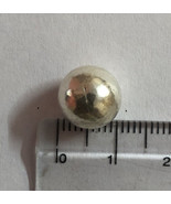 Boule en argent massif religieux hindou en argent pur 999 1 pièce, 4,8-5... - $14.61