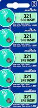 Murata 321 Battery SR616SW 1.55V Silver Oxide Watch Button Cell (100 Bat... - $79.79 MXN+