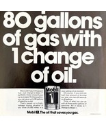 Mobil 1 Oil 80 Gallons Of Gasoline 1979 Advertisement Vintage Automobile... - €21,70 EUR