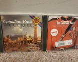 Lot of 2 Canadian Brass CDs: GabrieliMonteverdi Antiphonal, Greatest Hits - £6.71 GBP