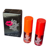 Dirty Little Secrets Lip Oil Duo 3.7 g/0.13 oz each in Orange &amp; Cherry NIB - £11.60 GBP