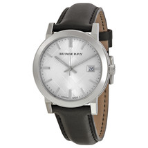 Burberry BU9008 Gents Classic Black Leather Strap Watch - £273.42 GBP