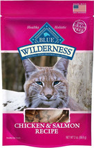 Blue Buffalo Wilderness Chicken &amp; Salmon Soft Moist Cat Treats - £6.97 GBP+