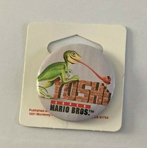 Video Game Nintendo Super Mario Bros Yoshi Button Pin - $20.00