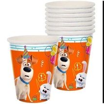 The Secret Life of Pets 2 Paper Cups 9 Oz 8 Per Package New - £3.60 GBP