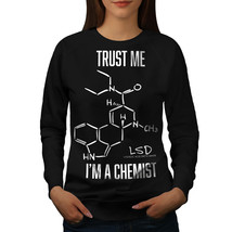 Wellcoda Trust Me I&#39;m Womens Sweatshirt, Chemistry Casual Pullover Jumper - £22.86 GBP+