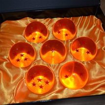 Aebor 7Pcs 57Mm Crystal Acrylic Resin Glass Ball with Gift Box Dragon Transparen - £29.66 GBP