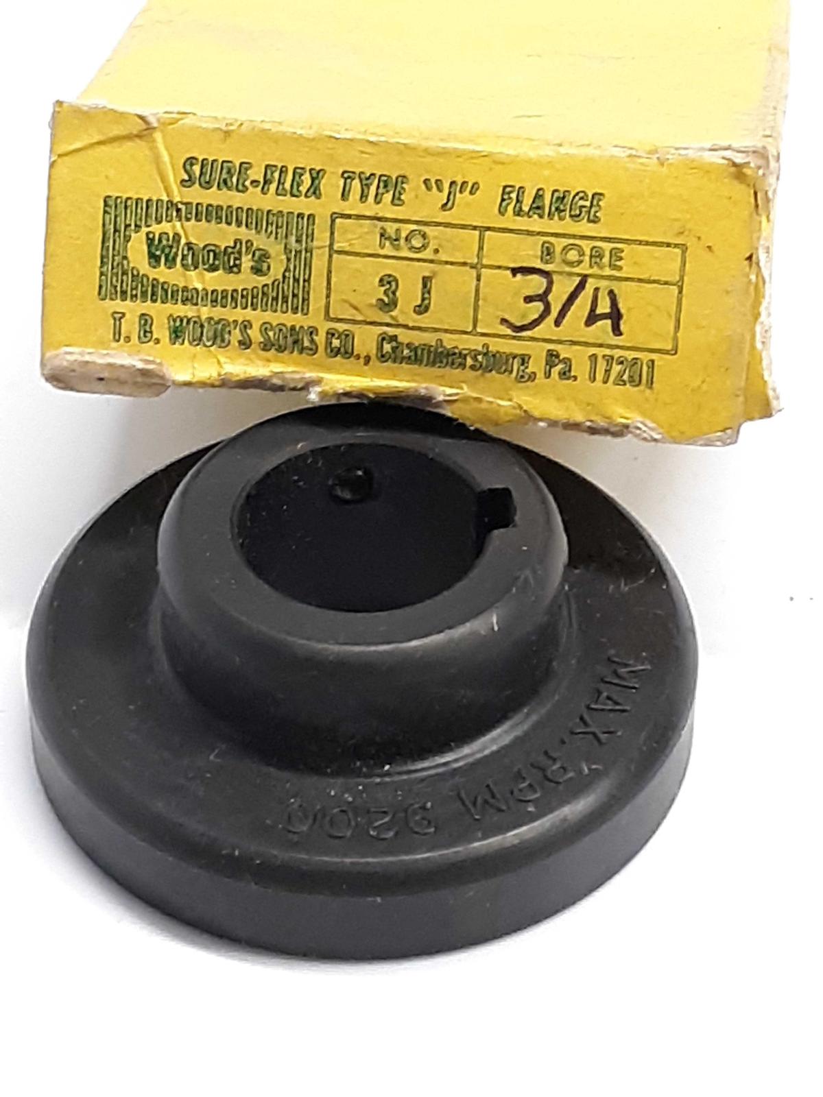 TB Wood&#39;s 3J 3/4 Sure Flex Type J Flange Bore 3/4  - $14.99