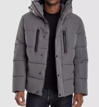 $250 Michael Kors Men&#39;s Gray Pop Puffer Coat Jacket Size Small NWT - £52.63 GBP