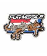 Fur Missile PVC Patch - Full Color Show Your Support For Man&#39;s Best Friend - $223.87 MXN