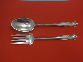 Canterbury by Towle Sterling Silver Salad Set 2-Piece Long Handle 11 1/2&quot; - £561.07 GBP