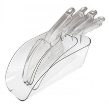 Clear Plastic, Ice Scoop, 6, 12; 24; 64 Oz Bar or Kitchen Tool ( New ) - $9.89+