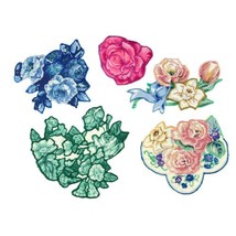 Vintage Floral Patch Lot of 5 Sew-On - £18.91 GBP