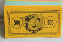 Monopoly Disney Edition 2001 Replacement Pieces/Parts Money/Disney Dollars - $6.77