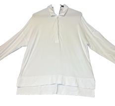 Peter Millar Lava Wash Shirt Long Sleeve White Womens Size Medium Golf J... - $28.05