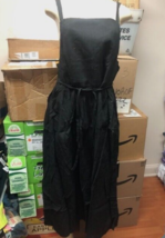 Anegada&#39;s Square Neck Backless Sleeveless 100% Cotton Casual Dress Sz M ... - £15.97 GBP