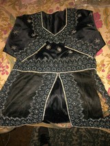 UNBRANDED Adorable Black Onyx Handmade Beaded Sri Lankian Tunic Size S/XS - £14.02 GBP