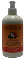 SheaMoisture Coconut and Hibiscus Curl and Shine Conditioner, 13 Oz - £7.84 GBP