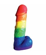 Rainbow Pecker Party Candle Multi-Color 7.5 Inch - $22.27