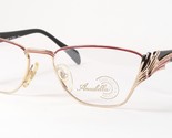 Gafas Únicas Raras SIMONETTA RAVIZZA Annabella 1141 3 Doradas/Rojas 57-1... - $136.65