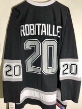 CCM Ribbed Knit LS NHL Jersey Los Angeles Kings Robitaille Black Alt sz S - £53.68 GBP