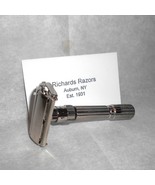 Gillette Fat Boy Razor Adjustable Refurbished Replated Mirror Nickel E4–11 - £118.52 GBP