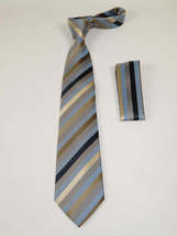 Men's Vito Rofolo From Italy Tie Hankie Set Gift Boxed 100% Silk VR-22 image 2