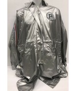 NEW Pepsi x Peacebird Womens Size M Silver Rain Jacket Pullover $285 - £75.17 GBP