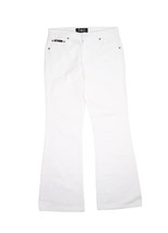 LEI Jeans Womens 12 32x30 White Denim Boot Cut Slim Fit y2k Mid Rise 100... - £18.07 GBP