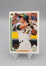 Jose Conseco 1991 Upper Deck #155 Oakland Athletics Baseball Card - £2.27 GBP