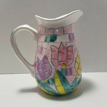 Bella Casa Ganz Mosaic 40 Oz Tulip Pitcher - £7.58 GBP