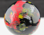 Doug Sweet confetti Handmade Art Glass Marble - 15/16&quot; ESTATE SALE shooter - $44.87