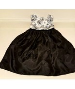 Cherokee Girls Holiday Dress, size 4/4T,  Black&amp; white - $241.71 MXN