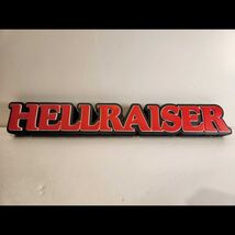 HELLRAISER 3D Shelf/Wall Sign  Collectible Horror Movie Logo Memorabilia - $24.99