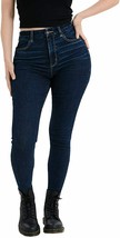 American Eagle Womens Blue Wash Curvy Fit Hi Rise Jegging Jeans Sz 4 S 11832-FBM - £24.87 GBP