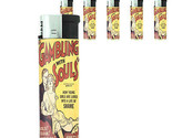 Vintage Poster D307 Lighters Set of 5 Electronic Refillable Gambling Souls - $15.79