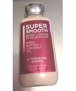 Bath &amp; Body Works Super Smooth A Thousand Wishes Body Lotion 8oz. - $254.06 MXN