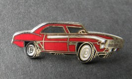 1969 Chevy Camaro Chevrolet Red Automobile Car Lapel Hat Pin 1 Inch - £4.49 GBP