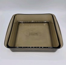 Vintage Pyrex Amber Glass 2 Liter Square Baking Dish - $31.04