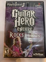 Guitar Hero Encore: Rocks the 80s (Sony PlayStation 2, 2007) resurfaced ... - £4.73 GBP