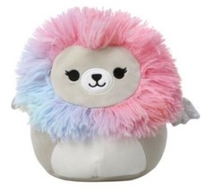 Squishmallows Leonori Lion Plush Toy 2022 Rainbow Pink Fantasy Squad 7.5&quot; Cute - £12.53 GBP