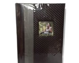BURNES OF BOSTON Photo Picture Album ~Brown Woven Faux Leather, Holds 24... - $19.40