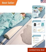 Semi-Cylindrical Toddler Bed Bumper (53") - Comfort & Protection for Kids - $40.50 Semi-Cylindrical Toddler Bed Bumper (53") - Comfort & Protection for Kids - $40.50