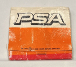 PSA Airlines Orange &amp; Red Reservations List Matchbook - $4.70